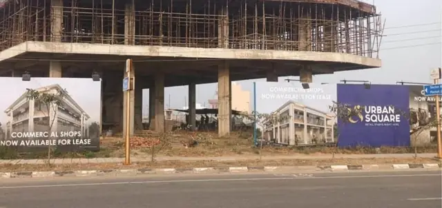 Urban Square retail under construction at MET City